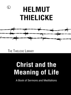 cover image of Christ and the Meaning of Life